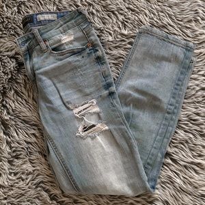 American Eagle Ripped Butt Jeans